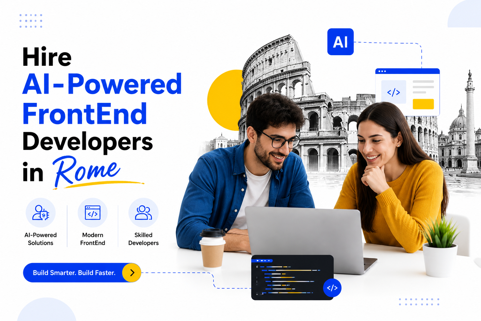 Hire AI-Powered FrontEnd Developers in Rome