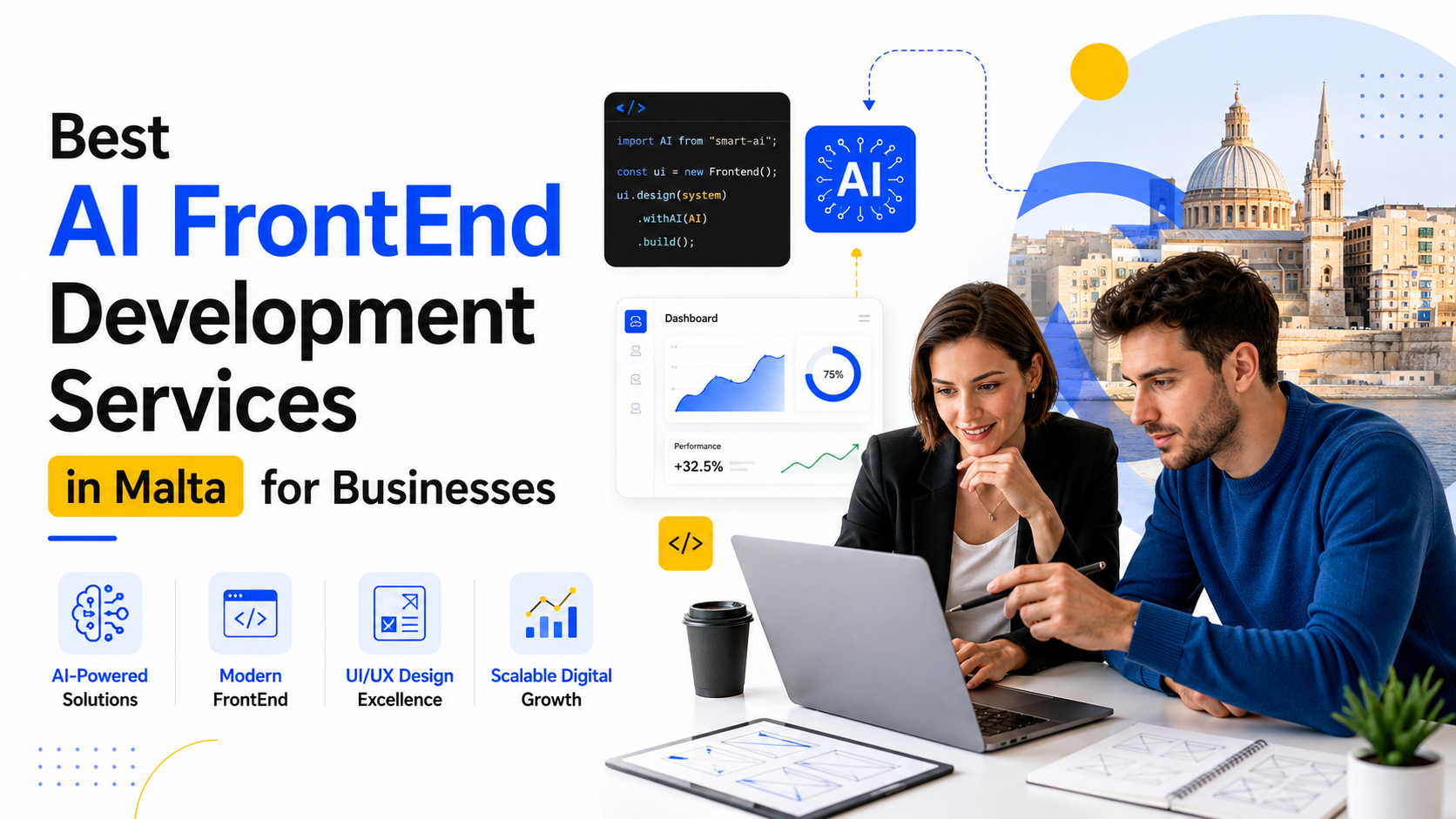 Best AI FrontEnd Development Services in Malta for Businesses