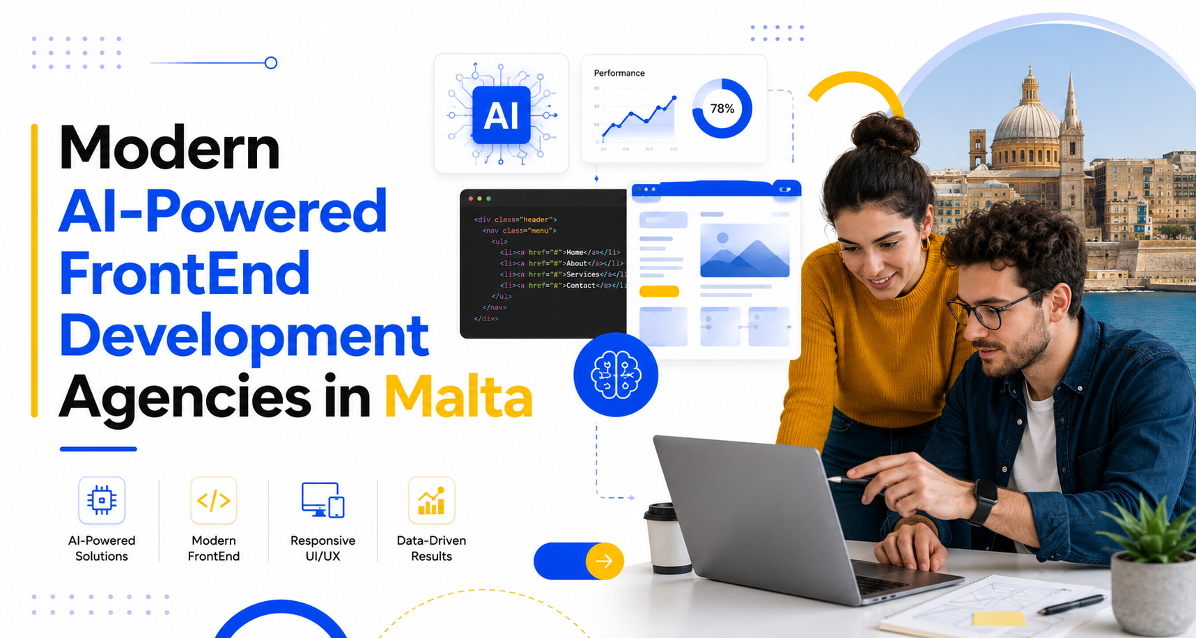 Modern AI-Powered FrontEnd Development Agencies in Malta 