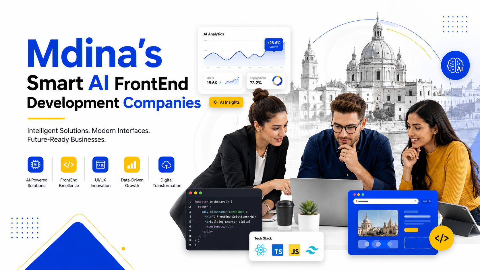 Mdina’s Smart AI FrontEnd Development Companies