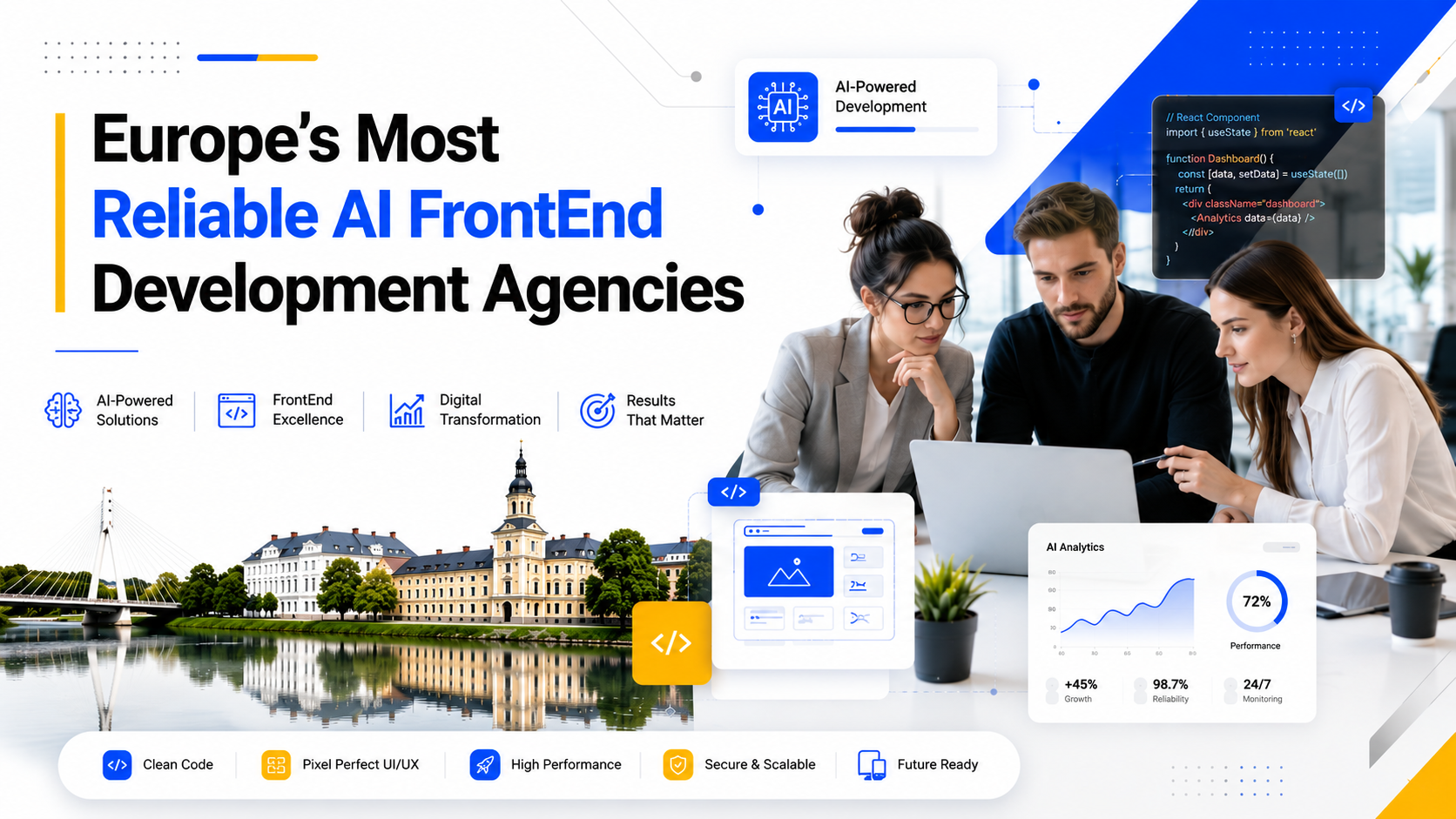 Europe’s Most Reliable AI FrontEnd Development Agencies