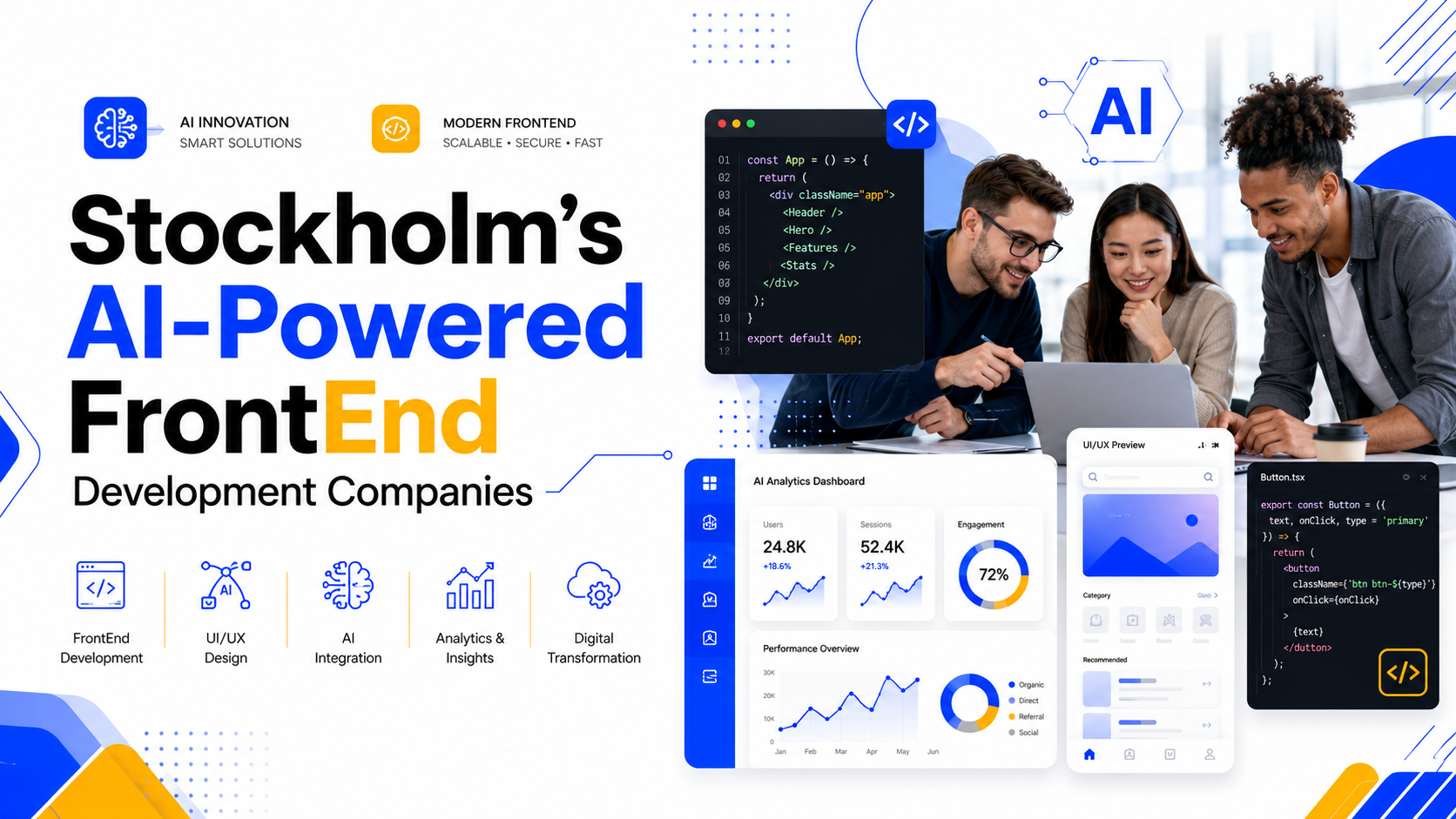 Stockholm’s AI-Powered FrontEnd Development Companies in 2026