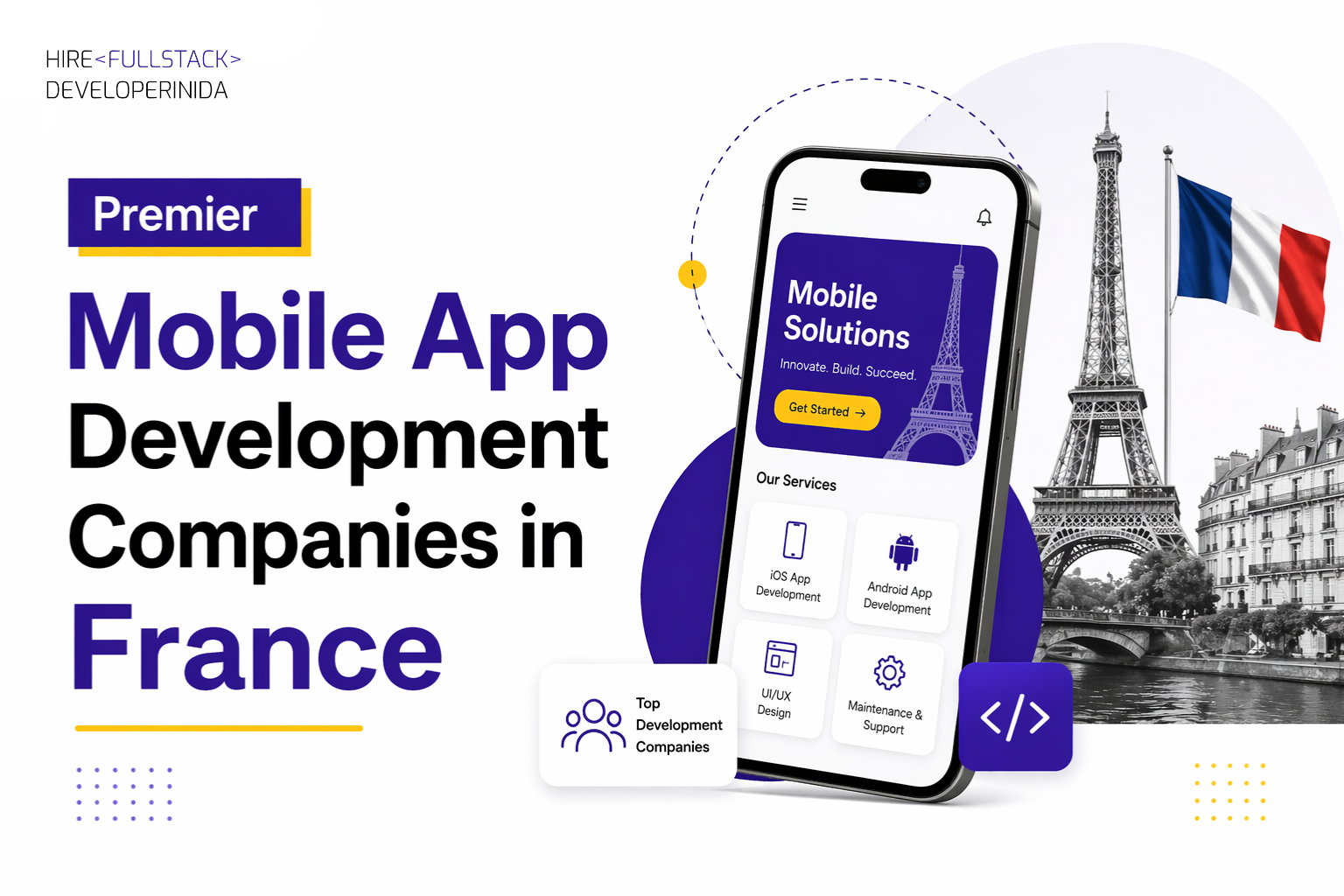 Premier Mobile App Development Companies in France