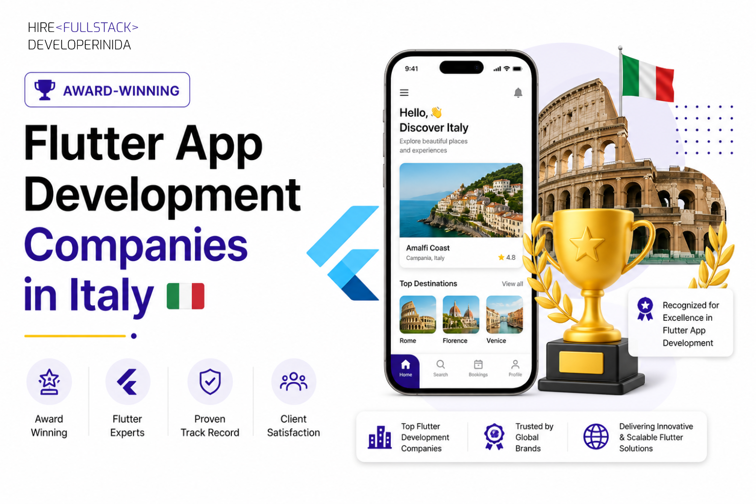 Award-Winning Flutter App Development Companies in Italy