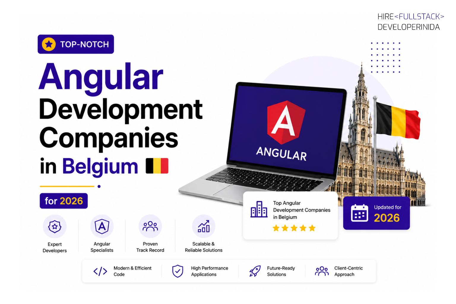 Top-Notch Angular Development Companies in Belgium for 2026