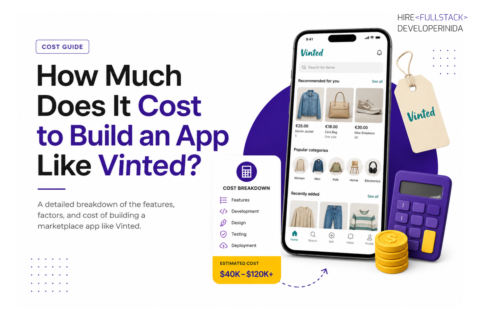 How Much Does It Cost to Build an App Like Vinted? 