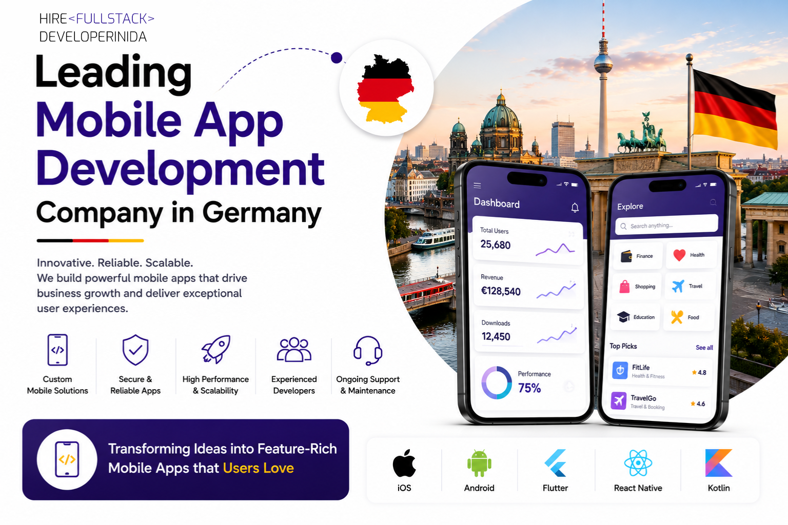 Leading Mobile App Development Company in Germany 