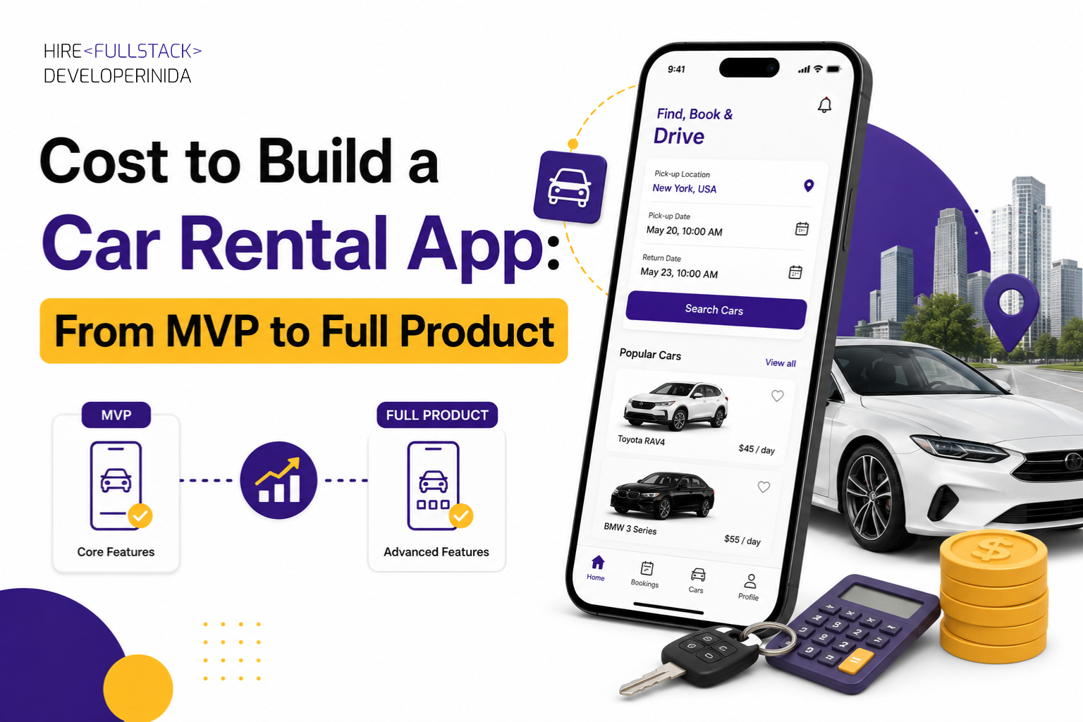 Cost to Build a Car Rental App: From MVP to Full Product
