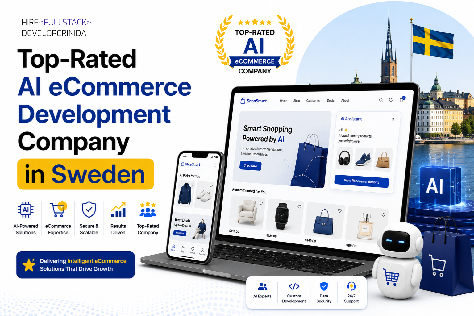 Top-Rated AI eCommerce Development Company in Sweden