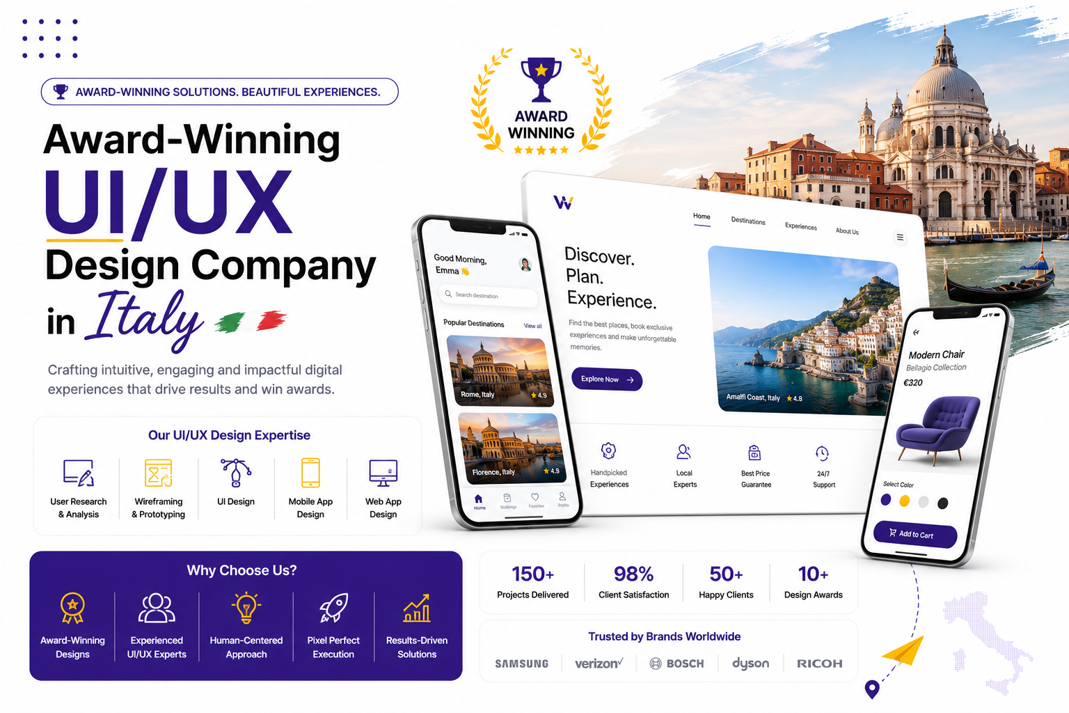 Award-Winning UI/UX Design Company in Italy