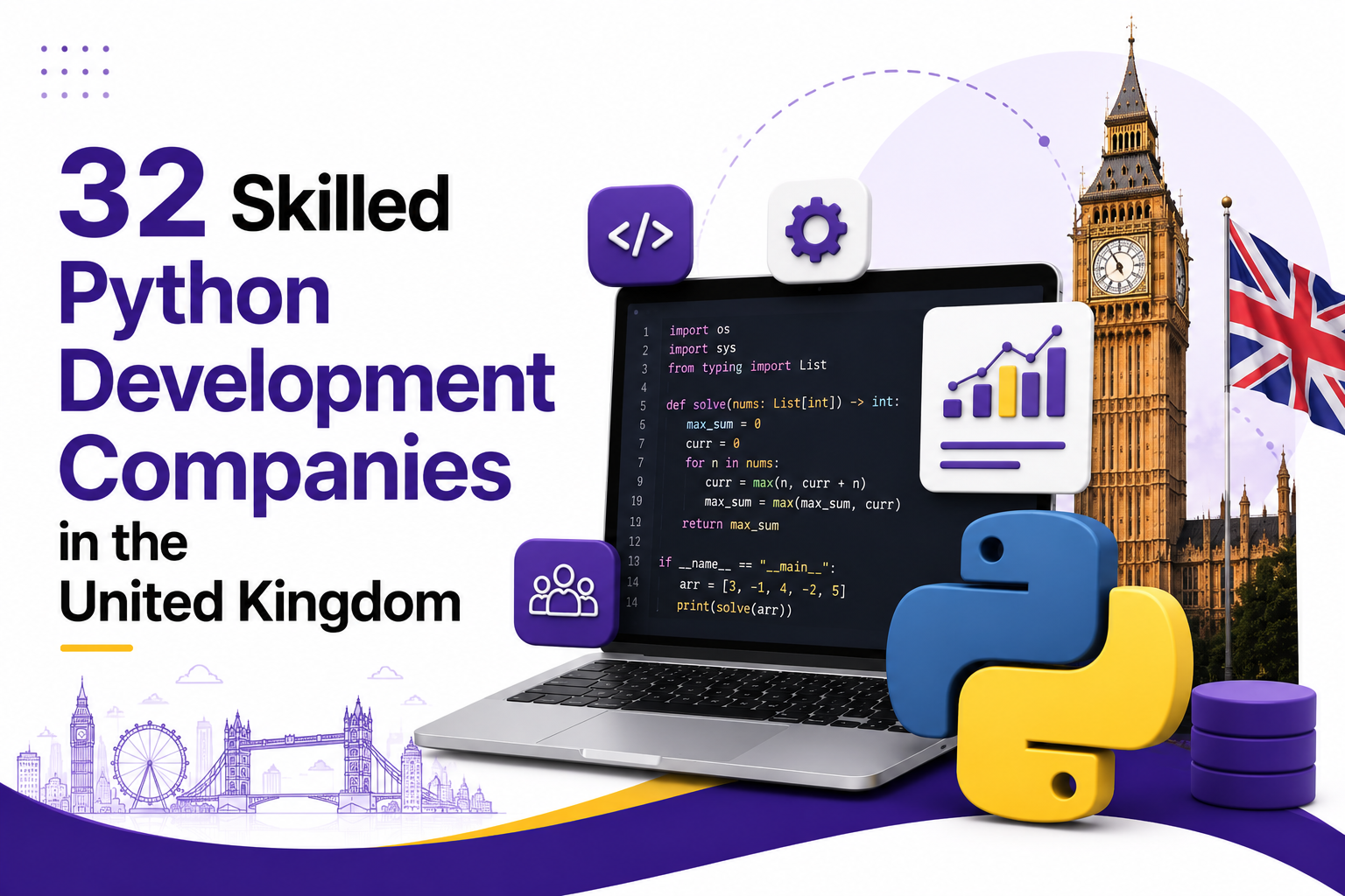 32 Skilled Python Development Companies in the United Kingdom