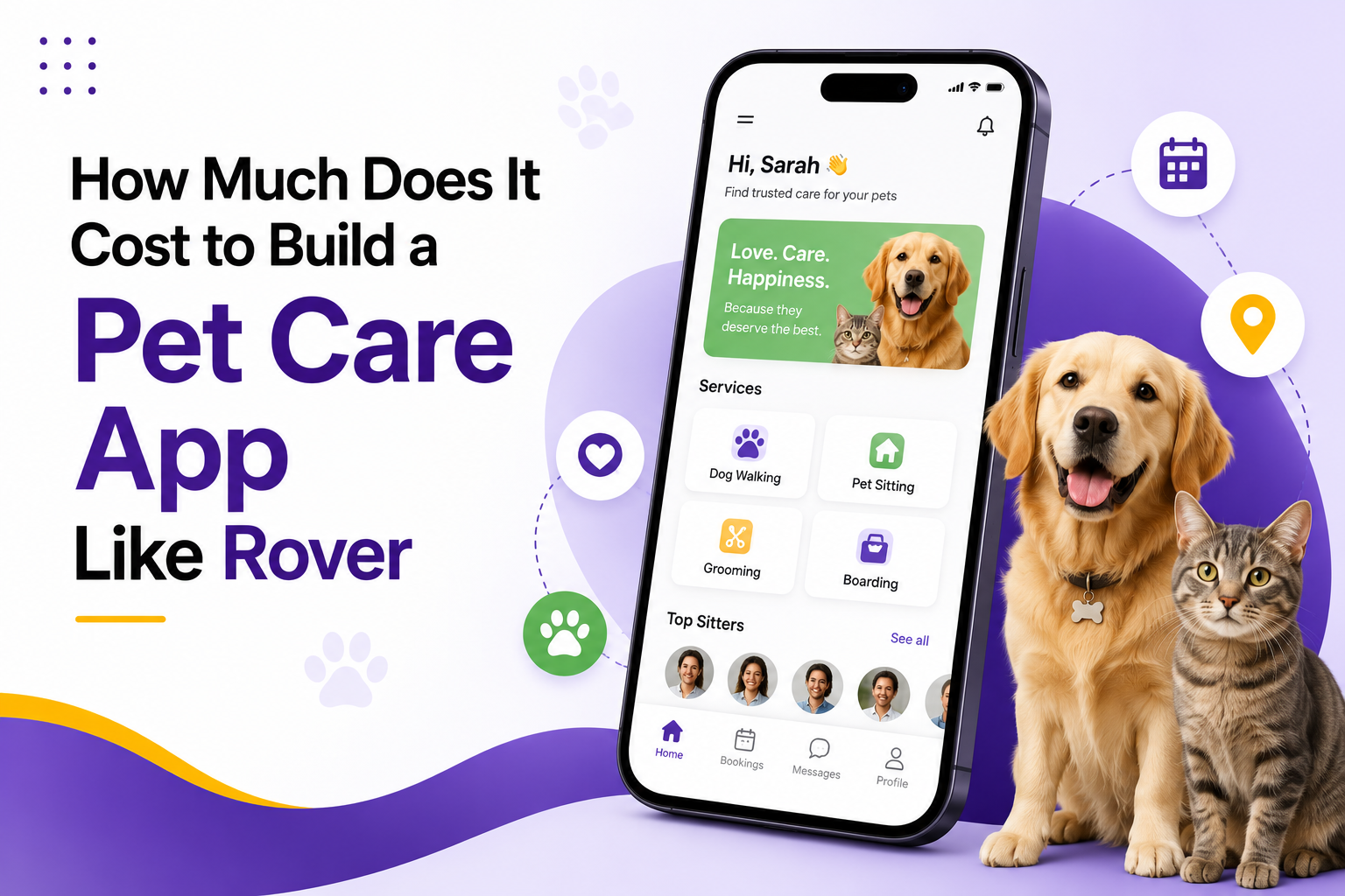 How Much Does It Cost to Build a Pet Care App Like Rover