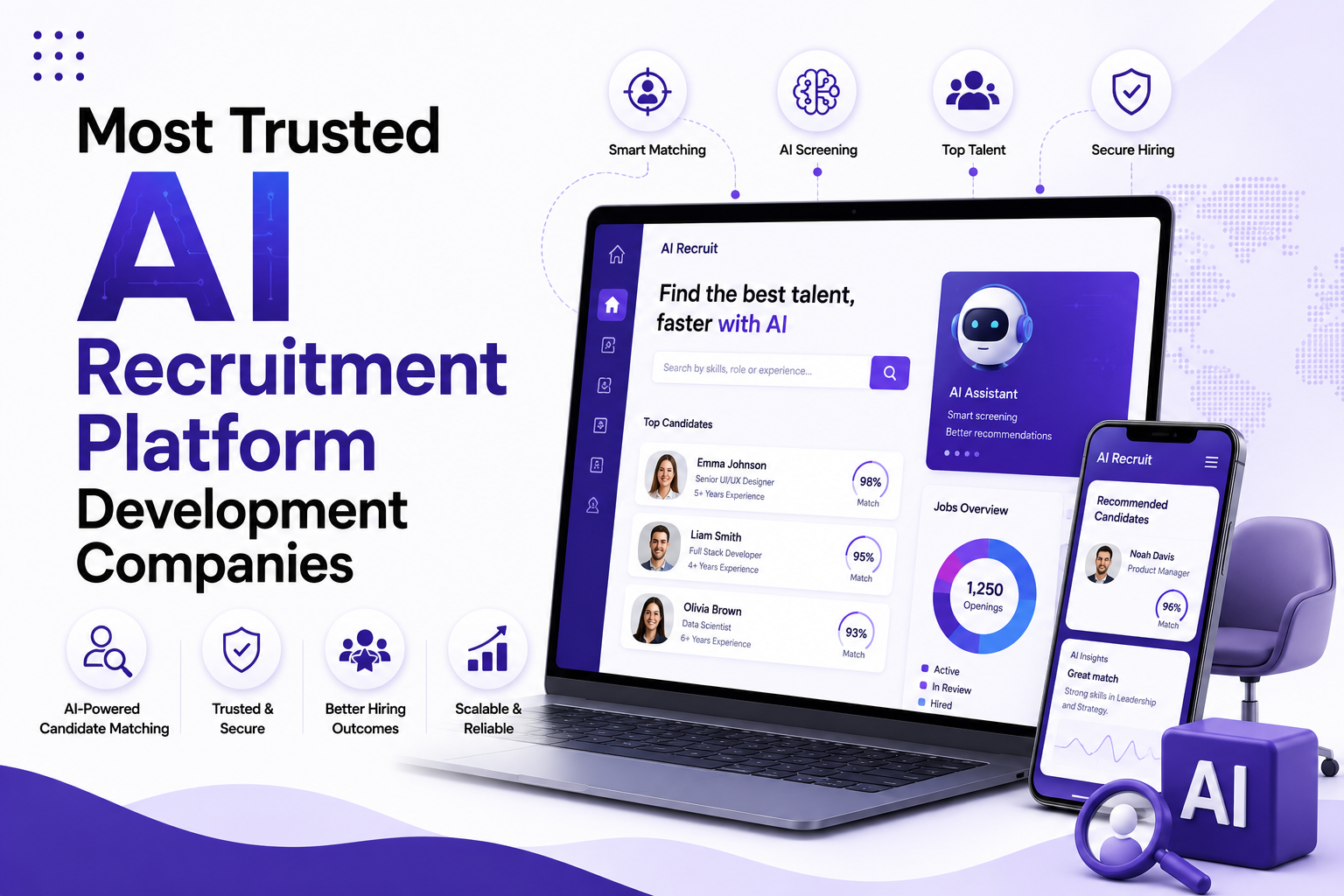 Most Trusted AI Recruitment Platform Development Companies