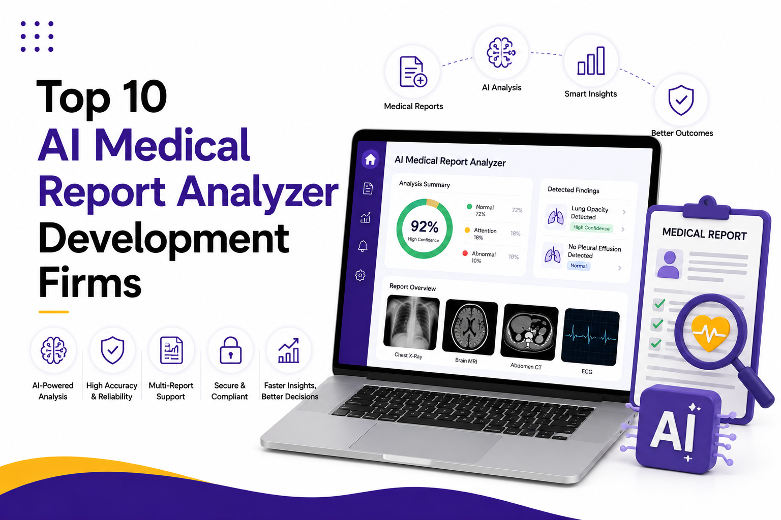 Top 10 AI Medical Report Analyzer Development Firms
