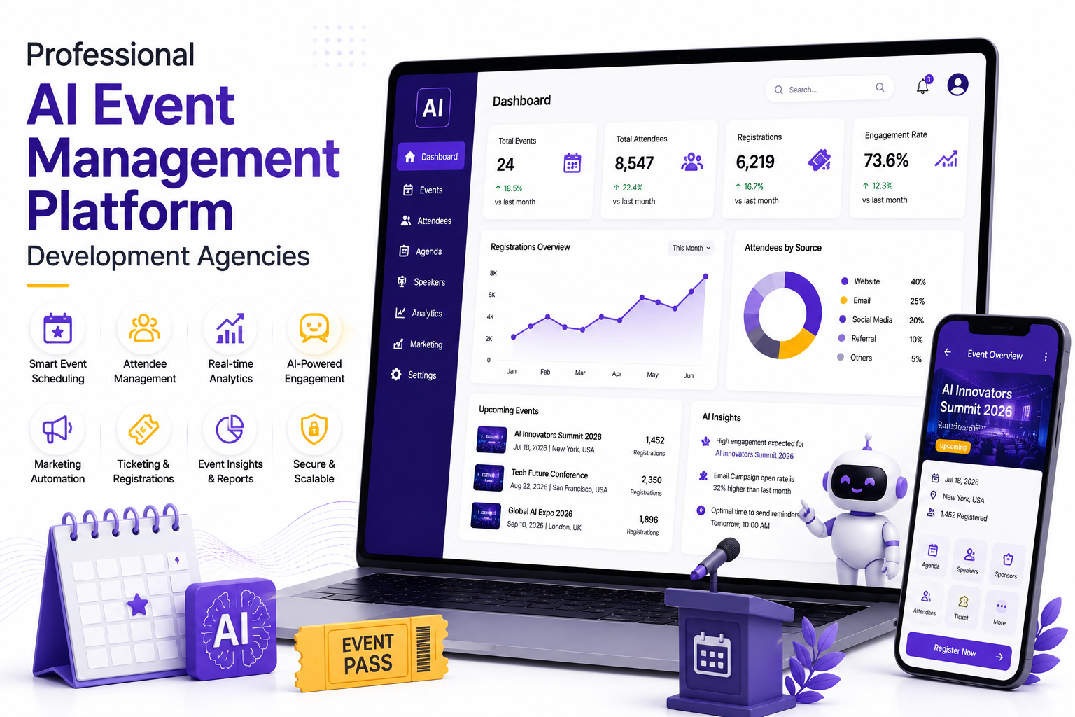 Professional AI Event Management Platform Development Agencies