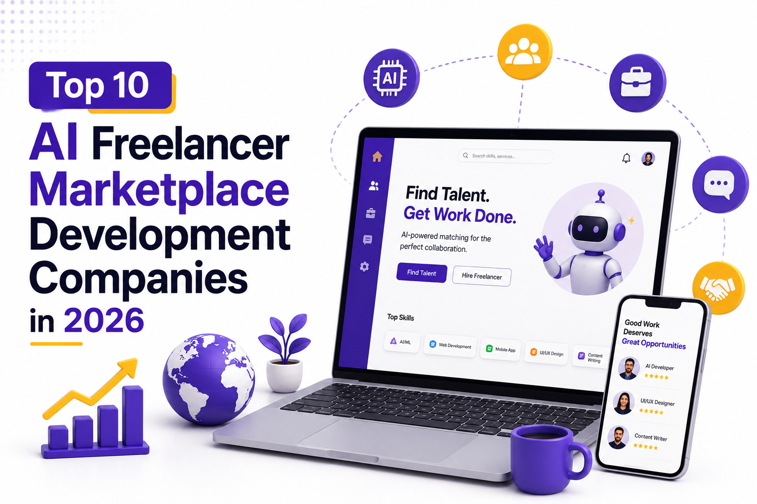 Top 10 AI Freelancer Marketplace Development Companies in 2026