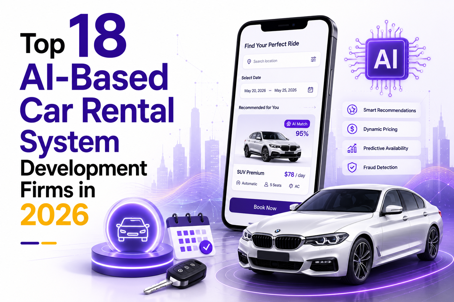 Top 18 AI-Based Car Rental System Development Firms in 2026