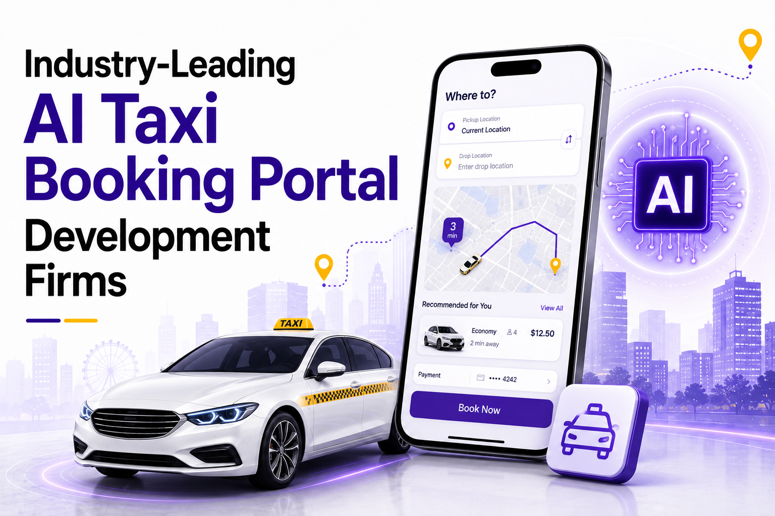 Top AI Taxi Booking Portal Development Firms 2026