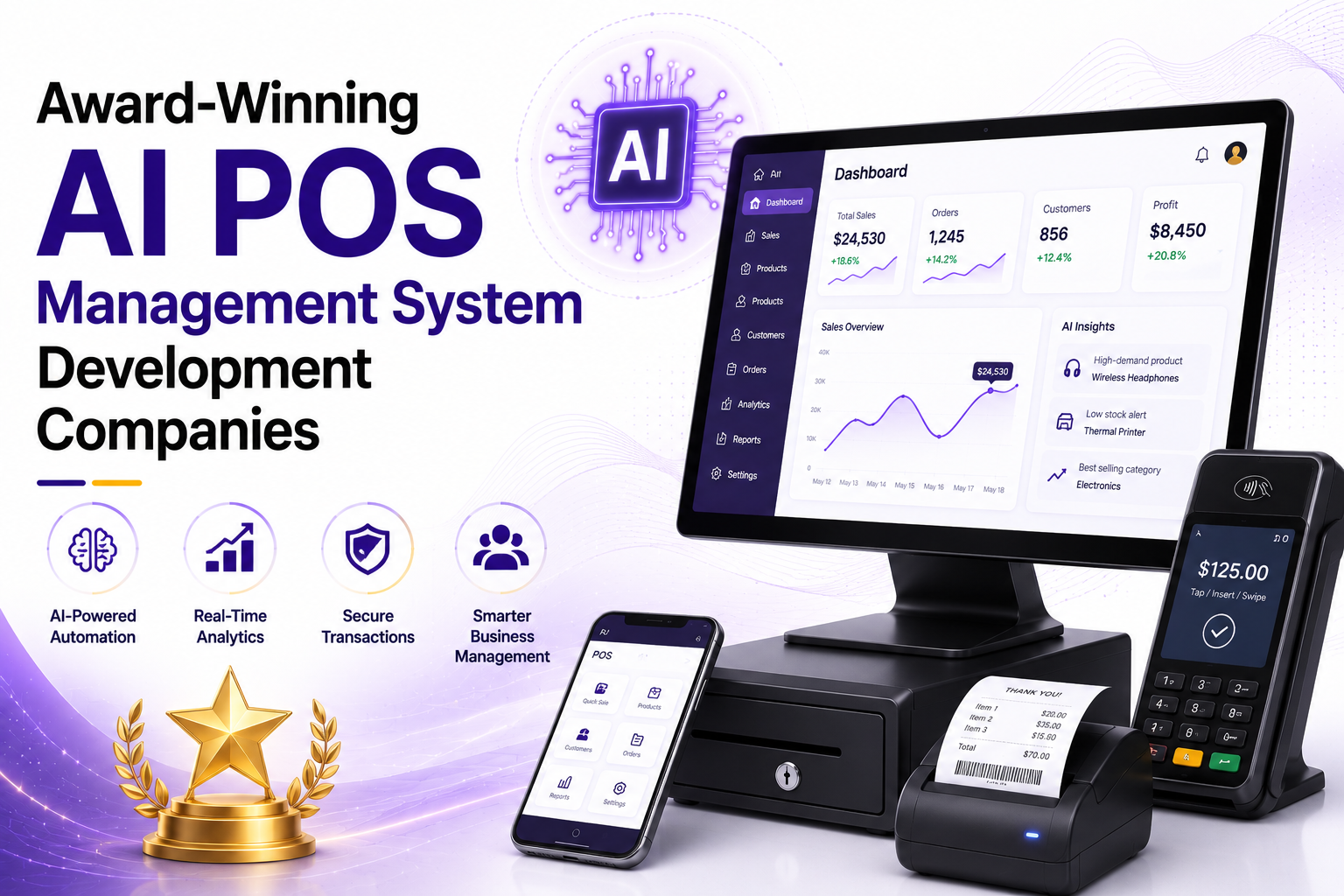 Award-Winning AI POS Management System Development Companies