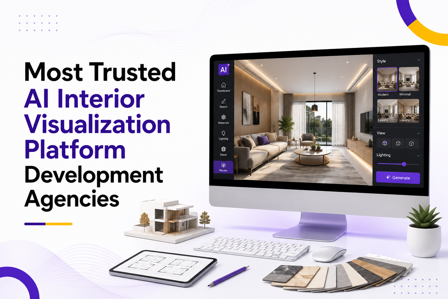 Most Trusted AI Interior Visualization Platform Development Agencies