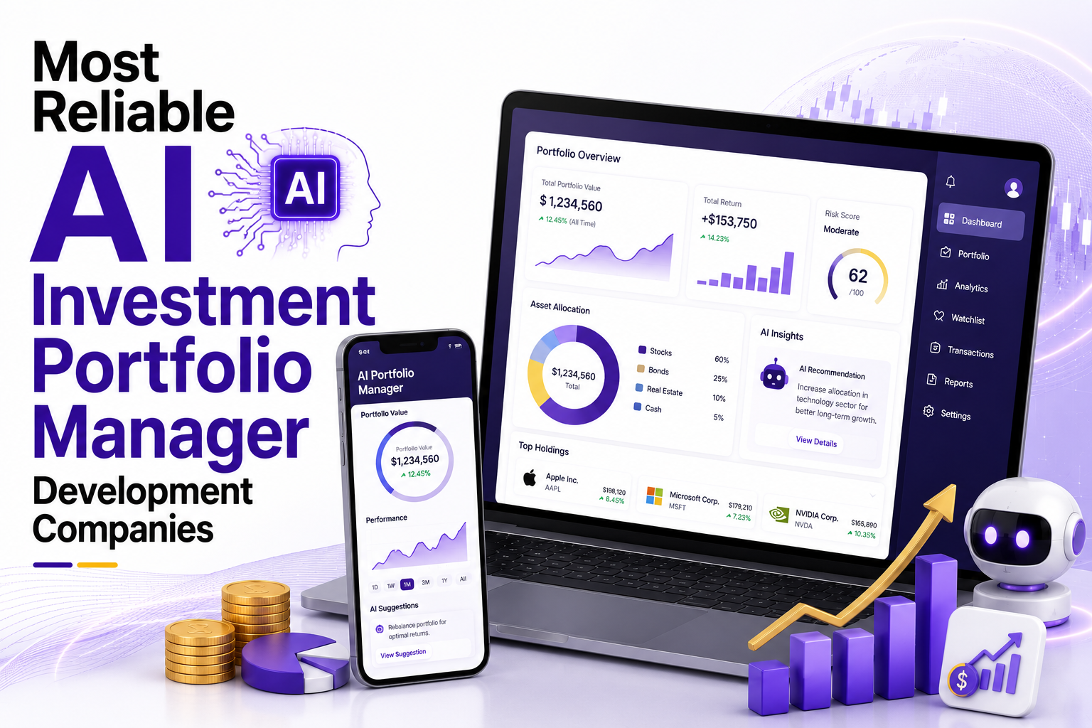 Most Reliable AI Investment Portfolio Manager Development Companies