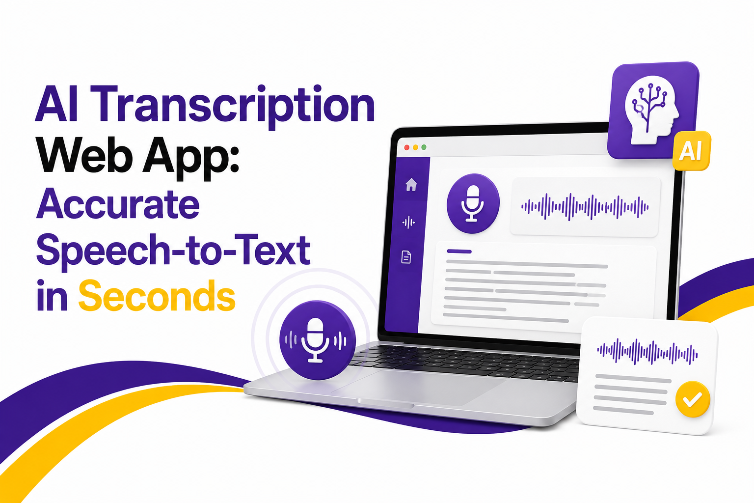 AI Transcription Web App: Accurate Speech-to-Text in Seconds