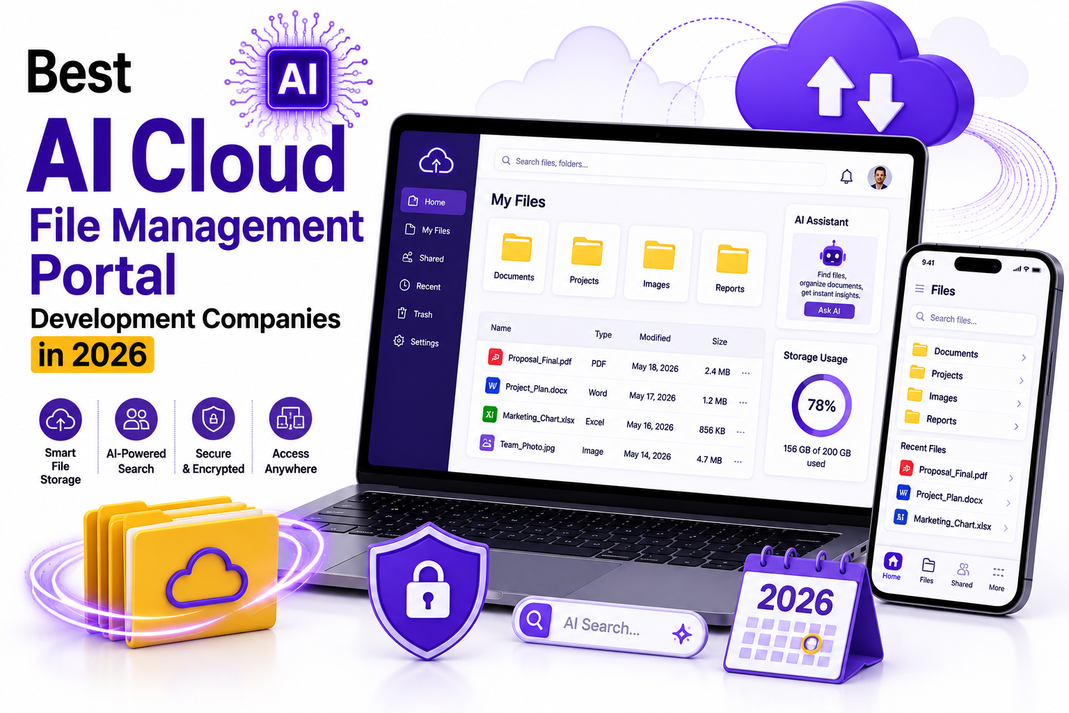 Best AI Cloud File Management Portal Development Companies in 2026