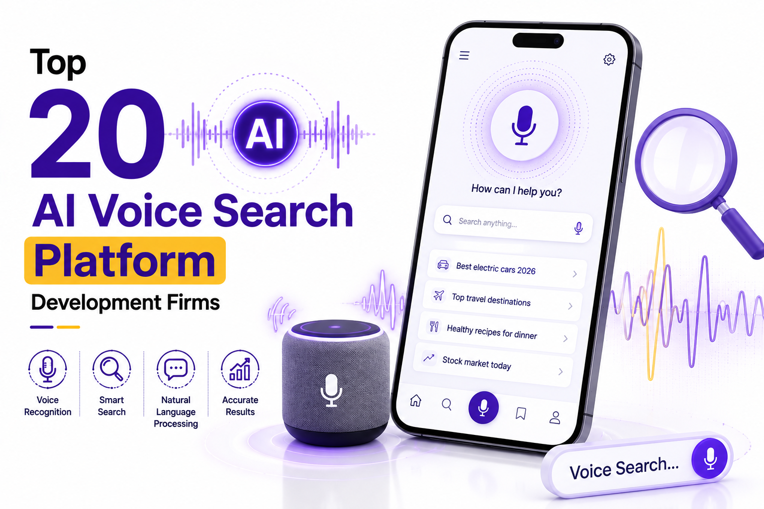 Top 20 AI Voice Search Platform Development Firms