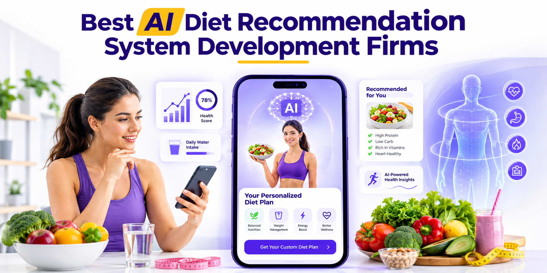 Best AI Diet Recommendation System Development Firms