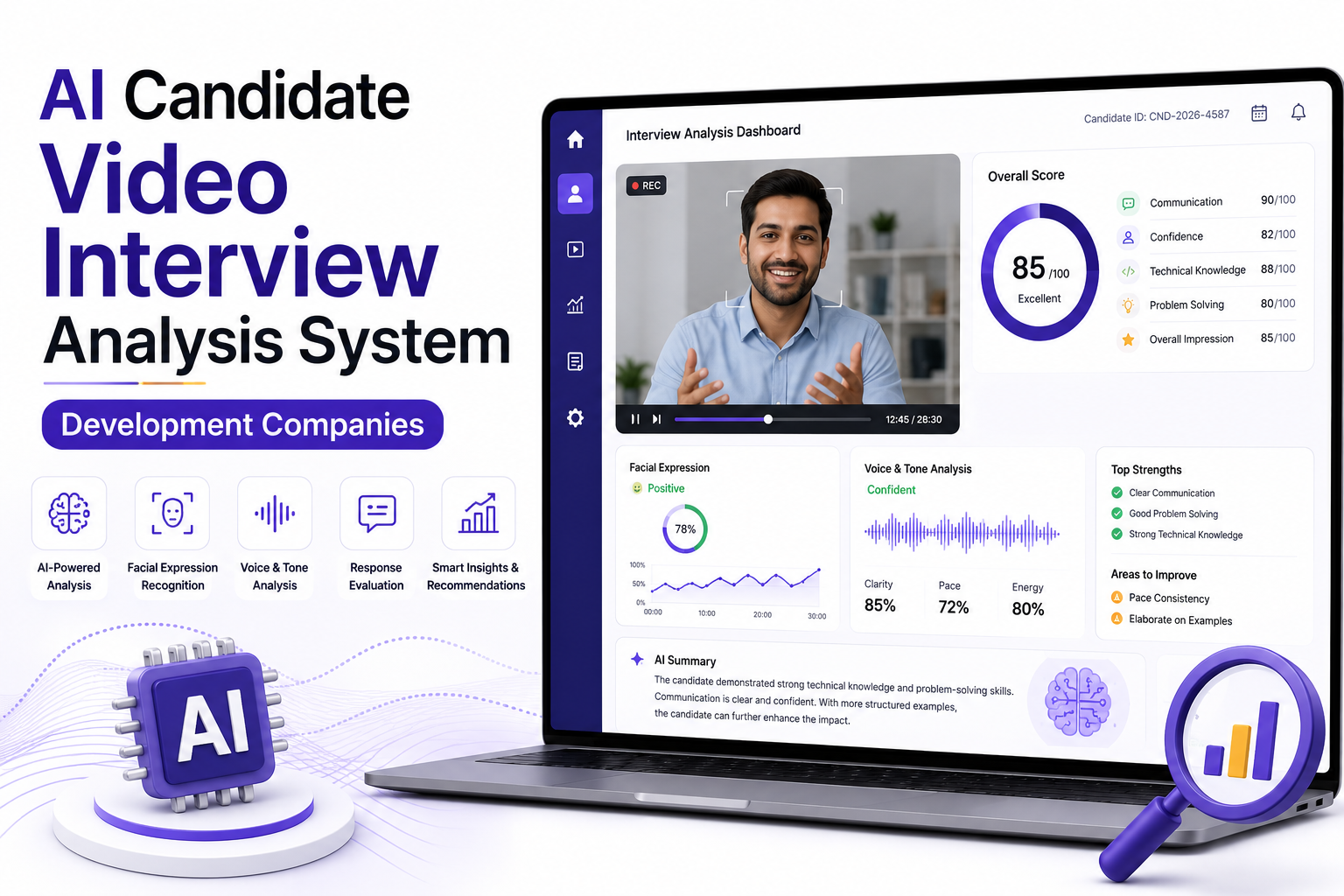 AI Candidate Video Interview Analysis System Development Companies