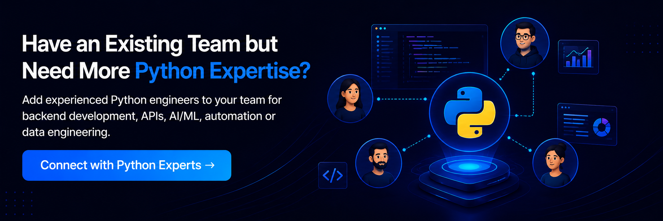 Have an Existing Team but Need More Python Expertise?