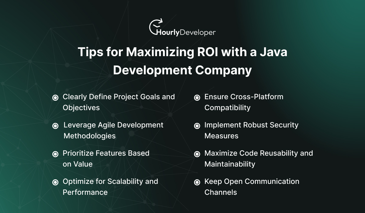 Tips for Maximizing ROI with a Java Development Company