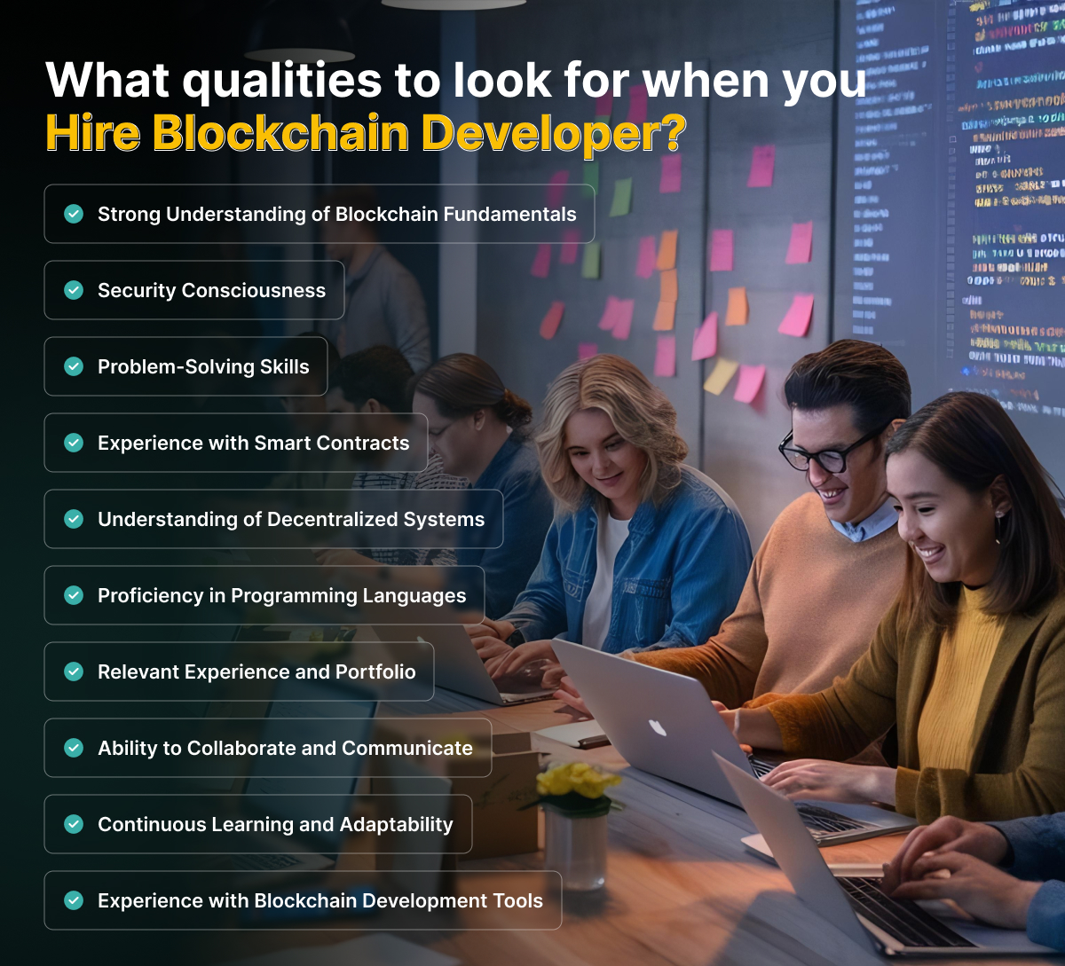 What Qualities to Look for When You Hire Blockchain Developer?