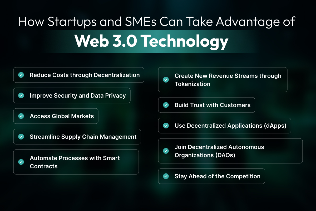 How Startups and SMEs Can Take Advantage of Web 3.0 Technology