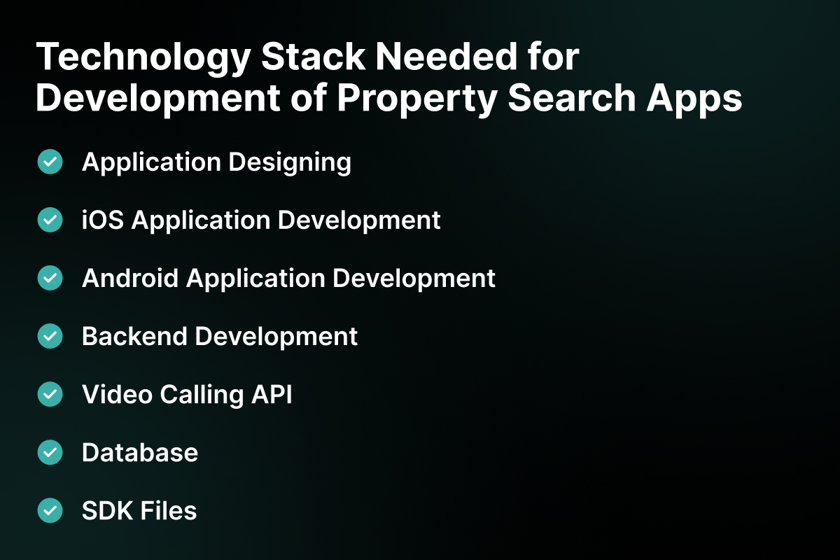 Technology Stack Needed for Development of Property Search Apps
