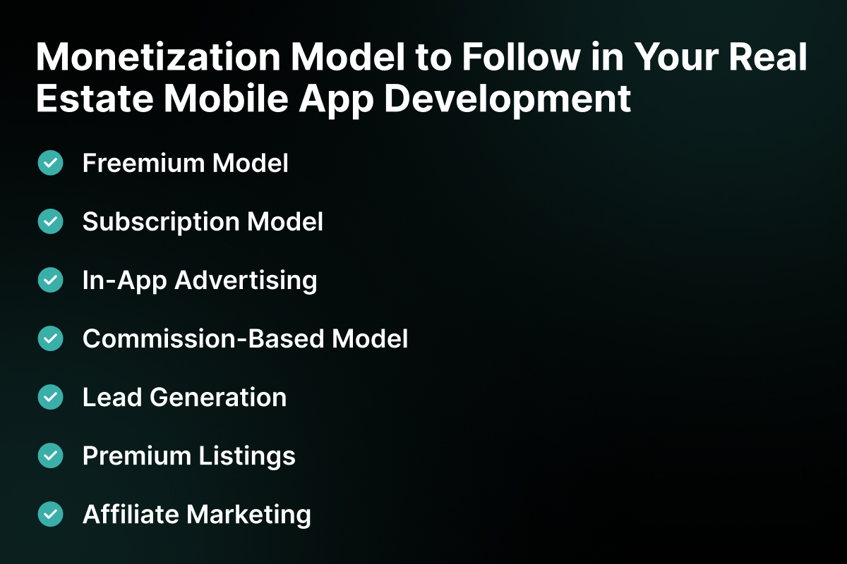 Monetization Model to Follow in Your Real Estate Mobile App Development