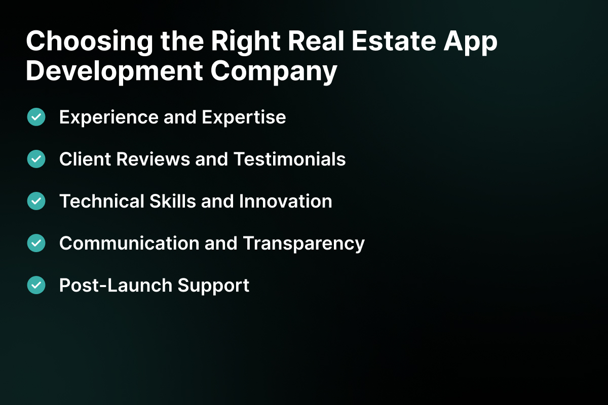 Choosing the Right Real Estate App Development Company