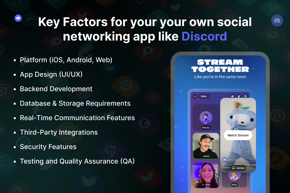 Key Factors You Need to Consider While Creating Your Own Social Networking App like Discord