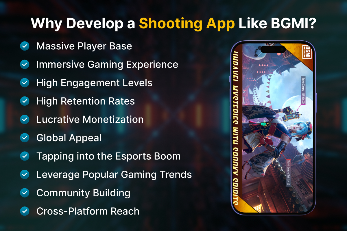 Why Develop a Shooting App Like BGMI?