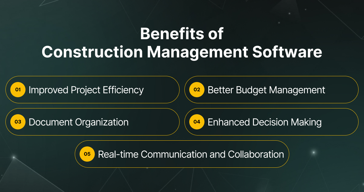 Benefits of Construction Management Software