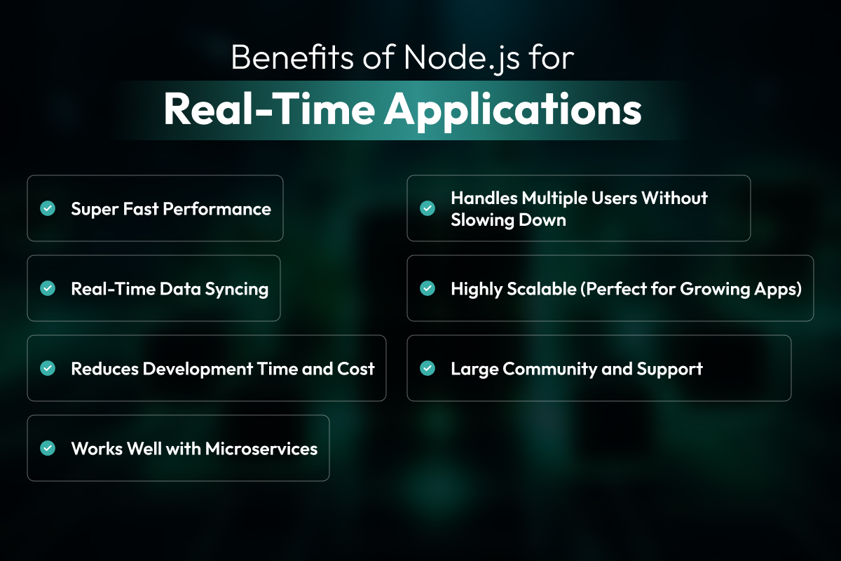 Benefits of Node.js for Real-Time Applications