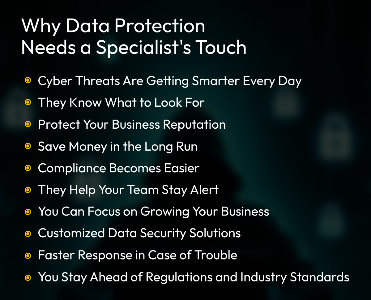 Why Data Protection Needs a Specialist's Touch