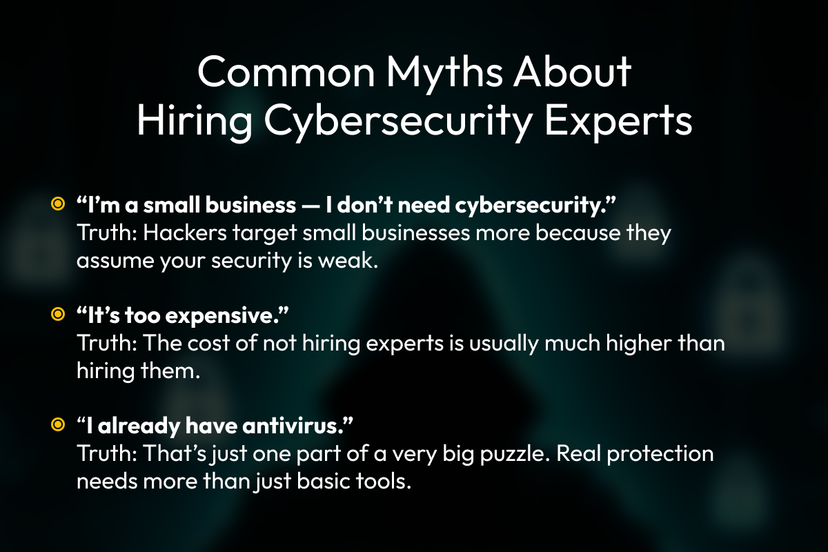 Common Myths About Hiring Cybersecurity Experts