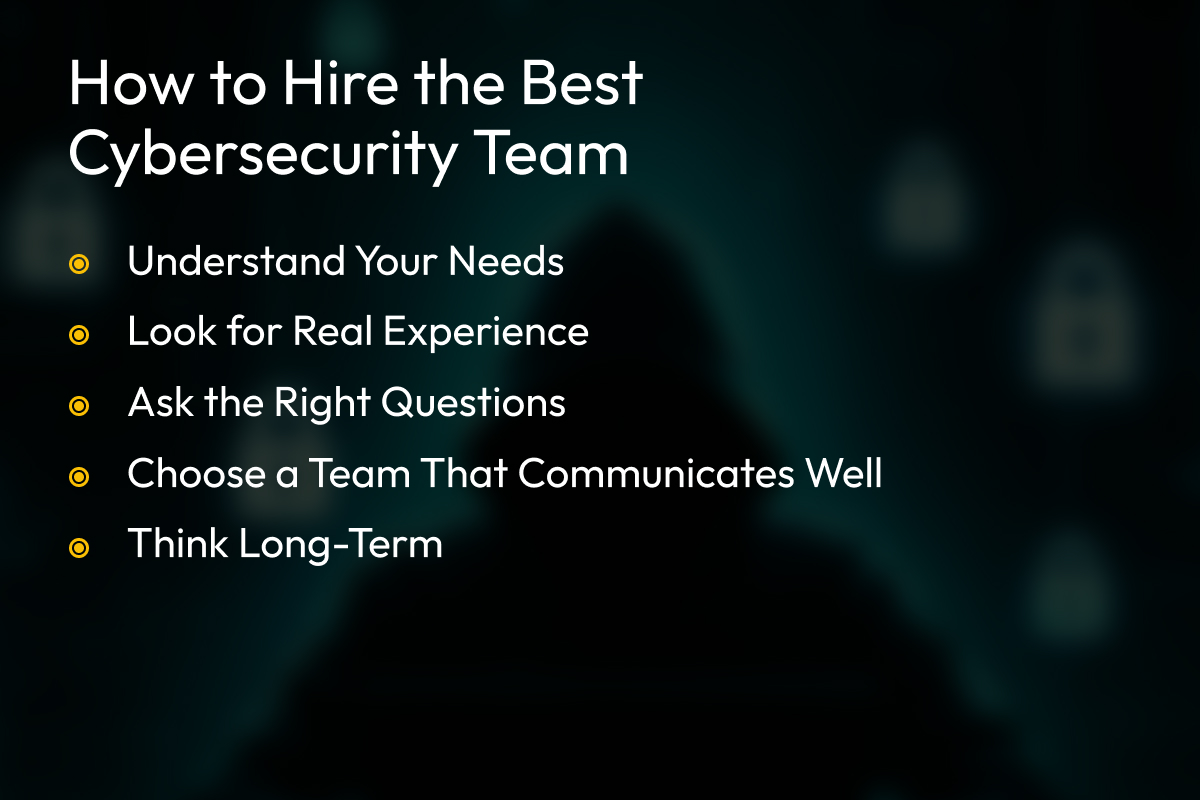 How to Hire the Best Cybersecurity Team