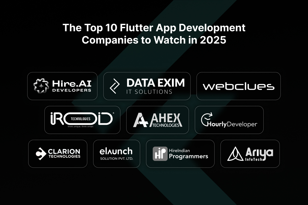 The Top 10 Flutter App Development Companies to Watch in 2025