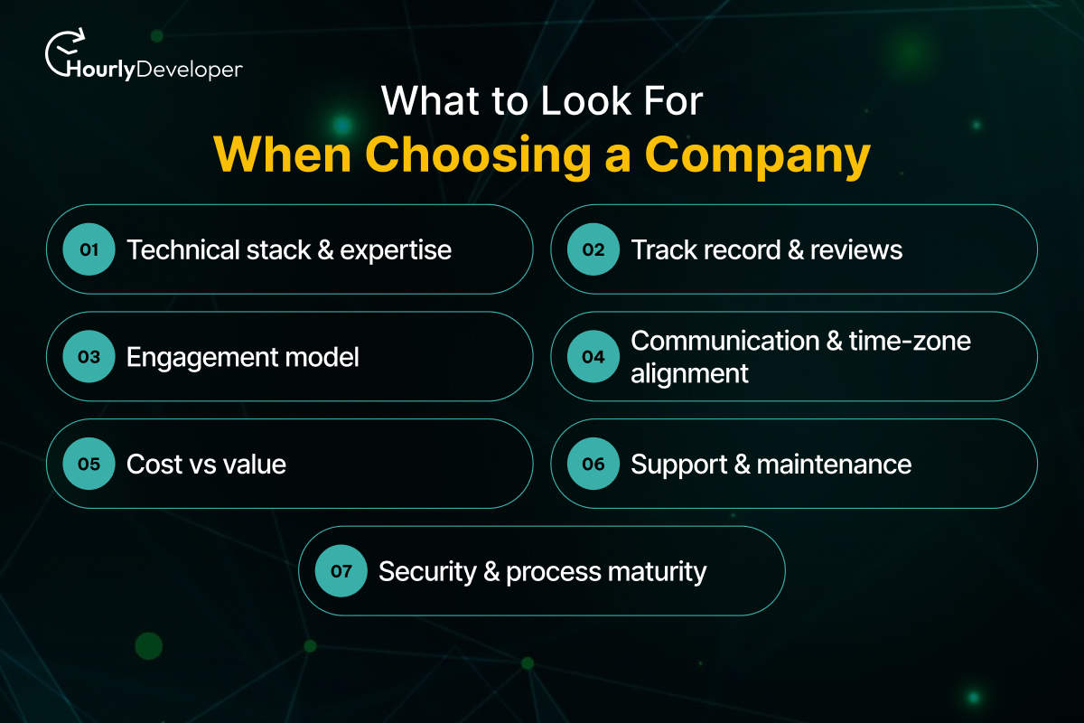 What to Look For When Choosing a Company